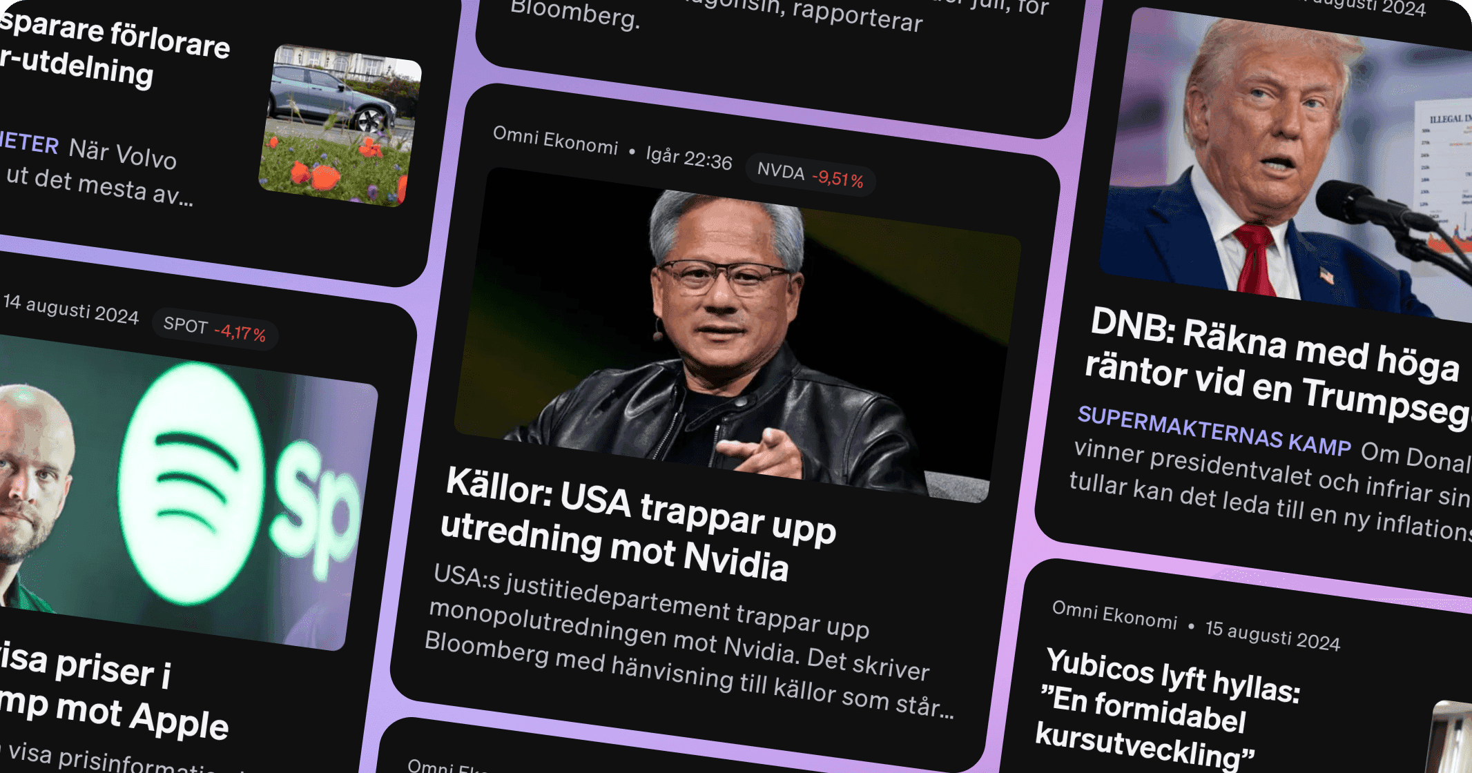 Ta underbyggda investeringsbeslut med vårt relevanta nyhetsflöde