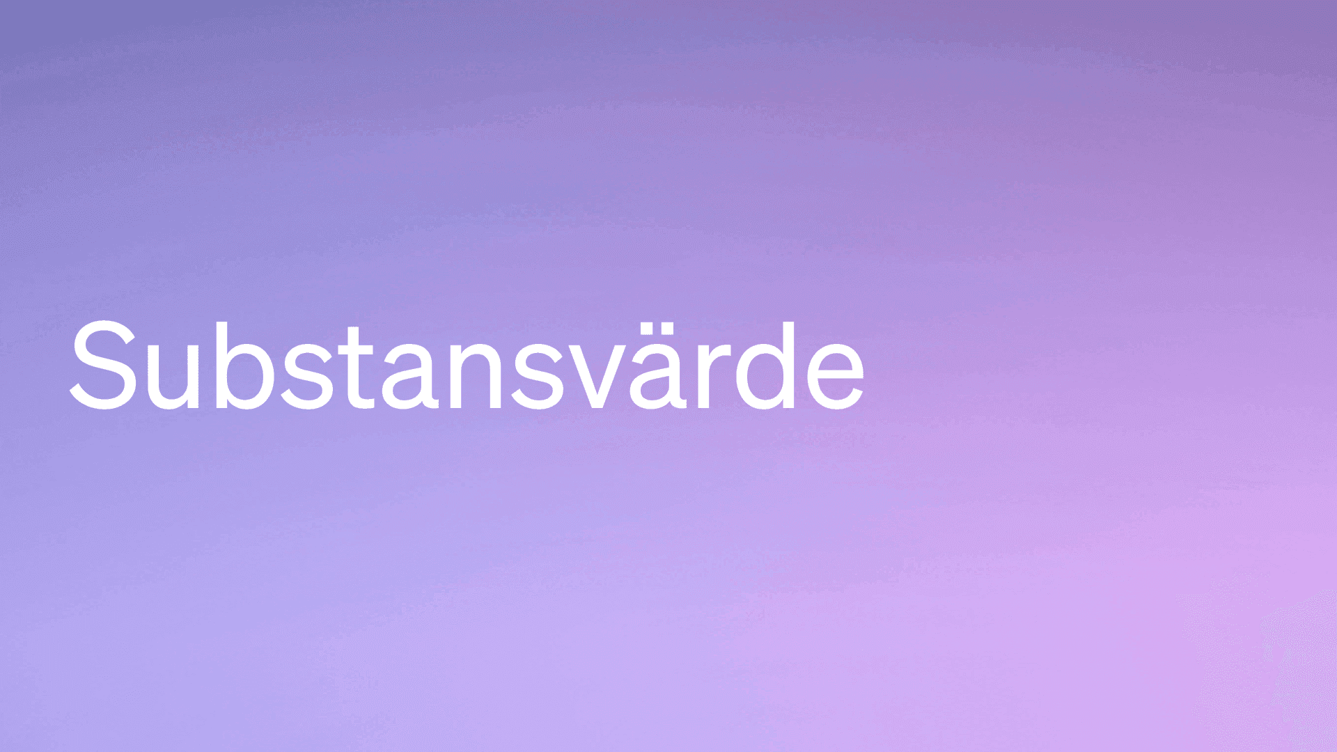 Substansvärde: Vad används det till och hur beräknas det?